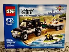 LEGO 60058 SUV with Watercraft CITY New Sealed Retired NISB