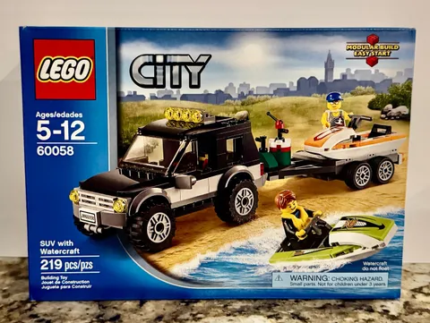 LEGO 60058 SUV with Watercraft CITY New Sealed Retired NISB