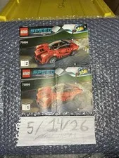 Lego Instruction Manual Only!!! Speed Champions #75899 Ferrari #1