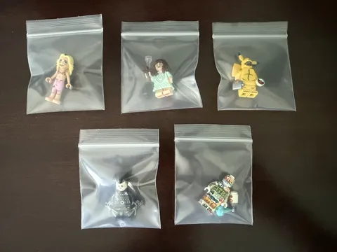 5 Citizen Brick Custom LEGO Minifigures Brand New Condition