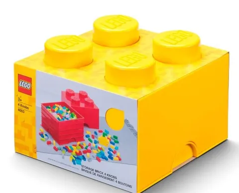 LEGO Storage Products: 40030632 4-Stud Brick Yellow NEW