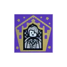 LEGO Harry Potter - Gilderoy Lockhart Wizard Card  3068bpb1747 - Frog Tile [NEW]