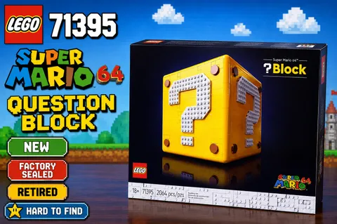 LEGO Super Mario 71395 Super Mario 64 Question Mark Block NEW Sealed Retired