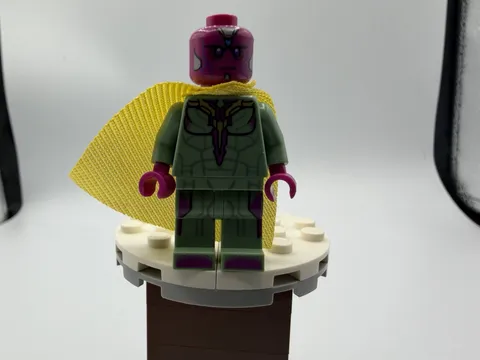 LEGO Marvel 76032 Vision Minifigure SH0178 Dark Azure Spot Fast Shipping