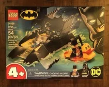RETIRED!! LEGO DC Batman Batboat Penguin Pursuit #76158 Factory Sealed New 54pcs