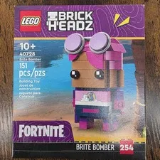 Lego Brickheadz Fortnite 2024 Brite Bomber 40728 New Sealed Box 151 Pieces