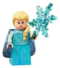 PRINCESS ELSA  Minifigure #9 Disney Series 2 Lego 71024 2019 Genuine FROZEN