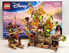 LEGO Disney Moana 2 Kakamora Barge 43258 Set Complete 572 Pieces w/ Instructions