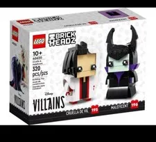 Lego 40620 Brickheadz Disney Lego Cruella De Vil & Maleficent Disney Villains