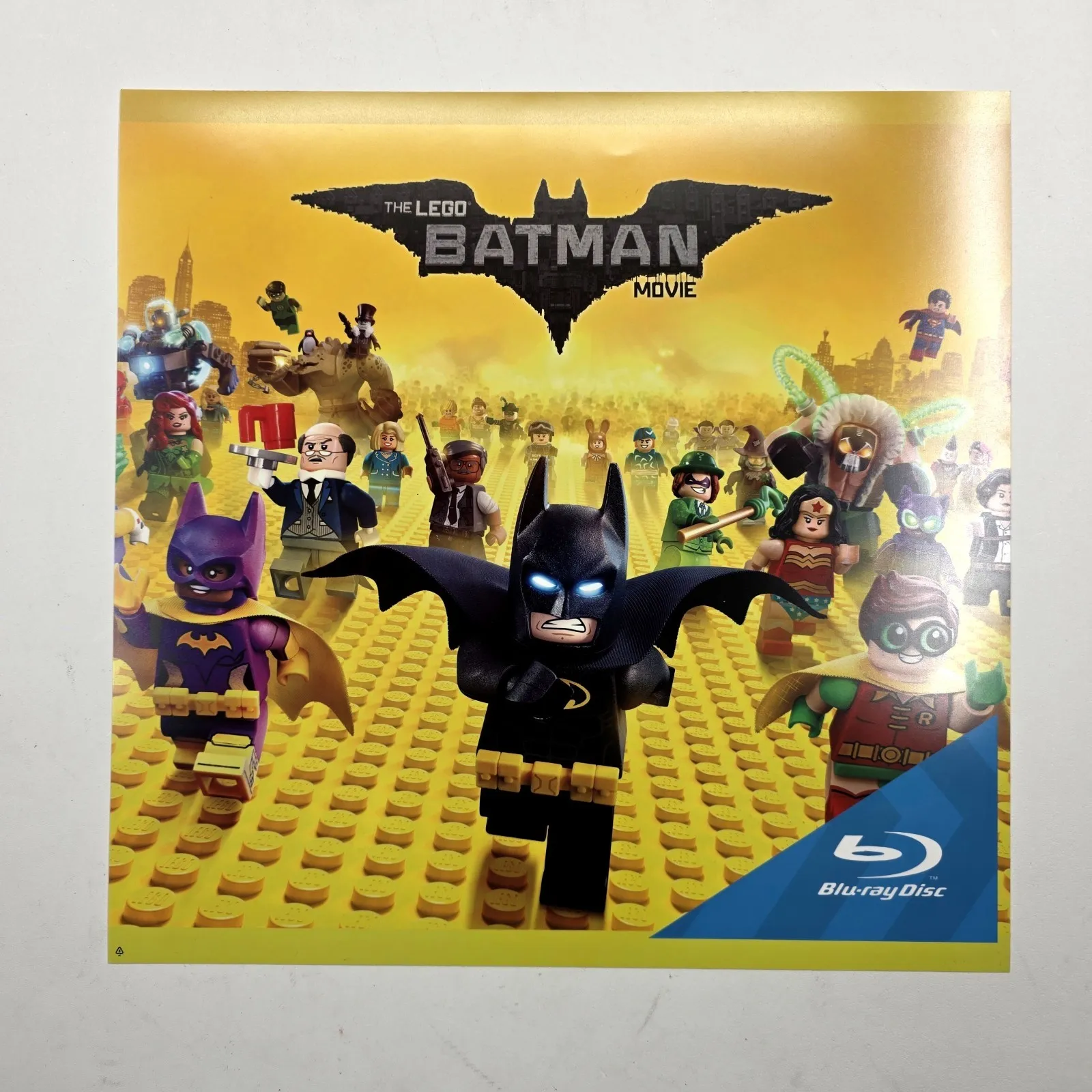 The LEGO BATMAN Movie Poster Duratrans Light Box Print Home Theater Decor 14x14