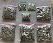 LEGO Bulk Lot 10 lbs Dark Gray Sorted Plates Bricks Technic SNOT Tiles Slopes