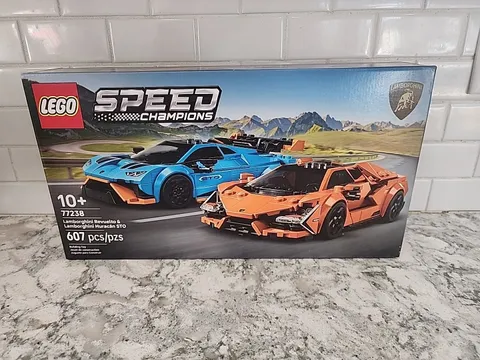 LEGO SPEED CHAMPIONS ~ Lamborghini Revuelto & Huracán STO #77238