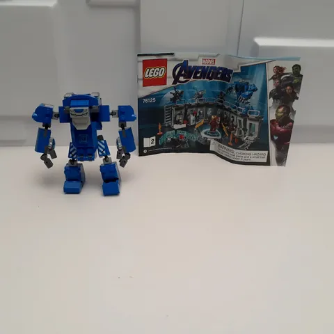 LEGO Marvel Avengers Iron Man Mark 38 Igor Mech Suit Hall of Armor 76125