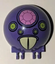 LEGO Windscreen ALIEN Squid Teeth 6x6x3 Canopy Half Sphere Dual 2 Finger PURPLE