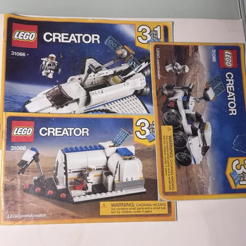 LEGO Creator 3-in-1 Space Shuttle Explorer (31066) INSTRUCTIONS ONLY
