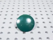 LEGO Dark Green Round Blank Plain Shield Minifig Armor AC