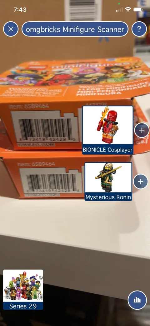 Lego Cmf series 29 and Bionicle Cosplayer Toa Tahu and Mysterious Ronin (Lloyd)