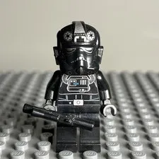 LEGO Star Wars Imperial Tie Fighter/Bomber Pilot Minifigure sw0457 Set 75008 3H