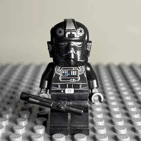 LEGO Star Wars Imperial Tie Fighter/Bomber Pilot Minifigure sw0457 Set 75008 3H