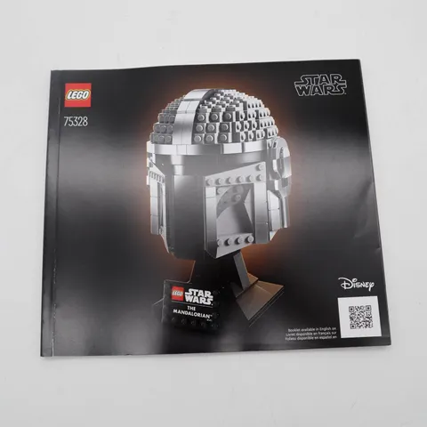 Lego 75328 Star Wars Helmet Collection Mandalorian Instruction Manual Booklet