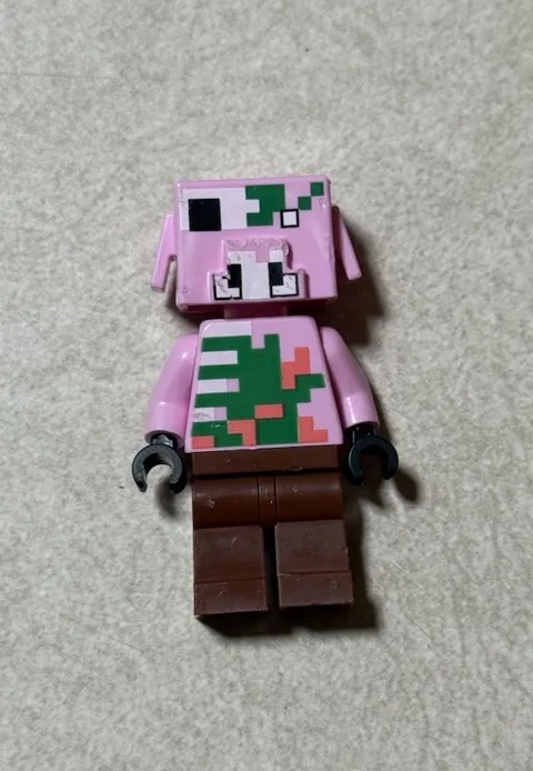 Zombified Piglin Minifigure min192 Minecraft Pig Zombie LEGO Figure