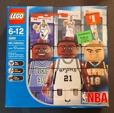 2003 LEGO Sports NBA Collectors Basketball Set 3560 10pc Ray Allen Duncan