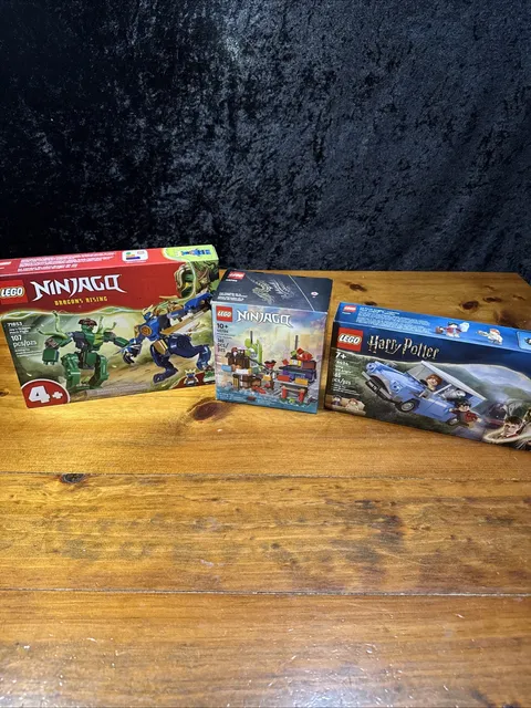 Lego lot of 3 Sealed Lego Boxes Harry Potter Ninjga