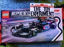 LEGO Speed Champions BWT Alpine F1 Team A524 Race Car Toy 77248