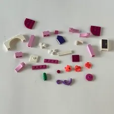 Lego Friends Elves Disney Princess Pink Purple White Parts Lot Bricks Pieces