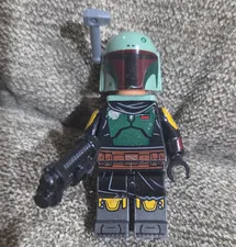 LEGO Star Wars Boba Fett Minifigure w/ Helmet, Jetpack & Blaster