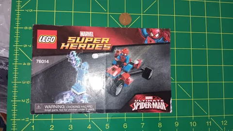 LEGO Marvel Super Heroes 76014 Instruction Booklet Spider-Man Manual Used Loose