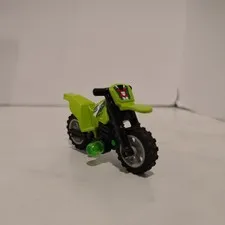 LEGO Minifigure Parts Motorcycle Dirt Bike World Racers Lime