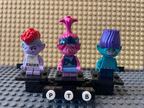 Genuine LEGO Minifigure Trolls World tour 41254, Barb, Poppy, Branch