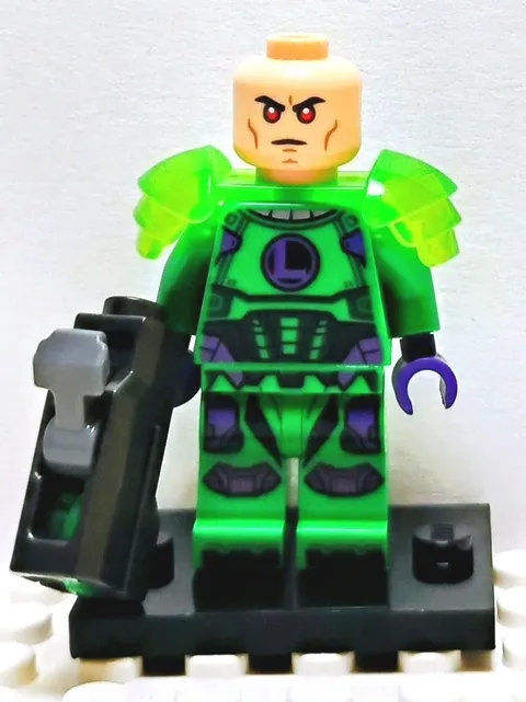LEGO Lex Luthor Minifigure DC Super Heroes Superman Villain Minifig Great Item!!