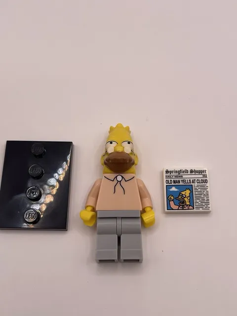 Lego The Simpsons Series 1 Grandpa Simpson 71005 RARE 2014