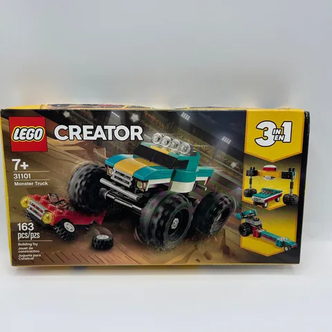 LEGO Creator 3in1 Monster Truck 31101 Cool Building Kit 163pcs 