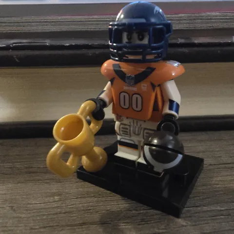 Denver Broncos Football Player Minifigure Custom lego Pad Printed 