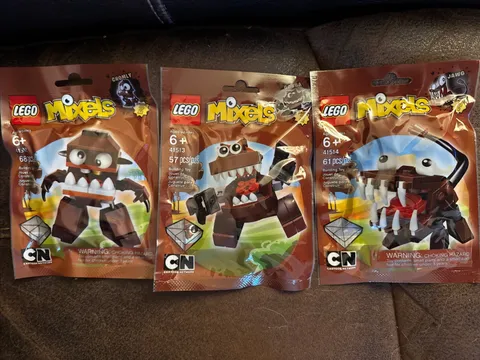 3 LEGO Mixels Series 2 41512 Chomly 41513  Gobba 41514 Jawg Polybags Sealed