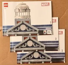 LEGO LOT of 3 Instruction Booklets From X-Men Mansion 76294