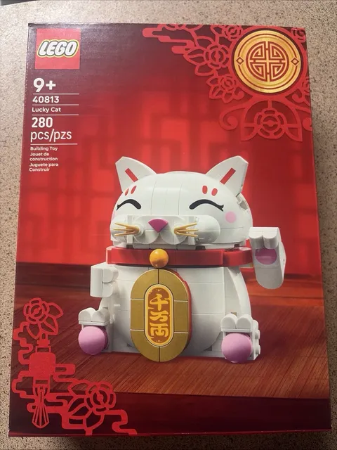LEGO Lucky Cat Building Toy for Kids 40813 (280 pcs)
