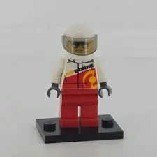 Lego cty0611 Rally Race Car Driver Airborne Logo Minifigure Rally Car 60113