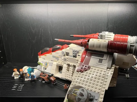 LEGO Star Wars Republic Attack Gunship 7676 No Box No Instructions (Read Desc.)