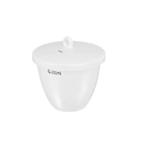Porcelain Crucible Cup 200ml for Lid for Foundry Fusion Casting