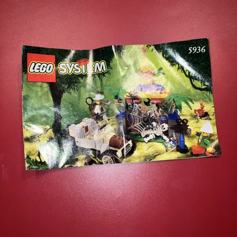 Lego Adventurers Señor Gomez's Expedition (5936) Instruction Booklet Only