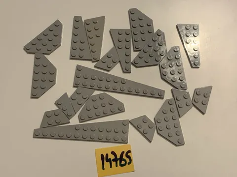 Lego Coin Lot Corneal Plates Light Grey