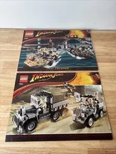LEGO Indiana Jones Instruction Manual Lot Only (7197, 7622)