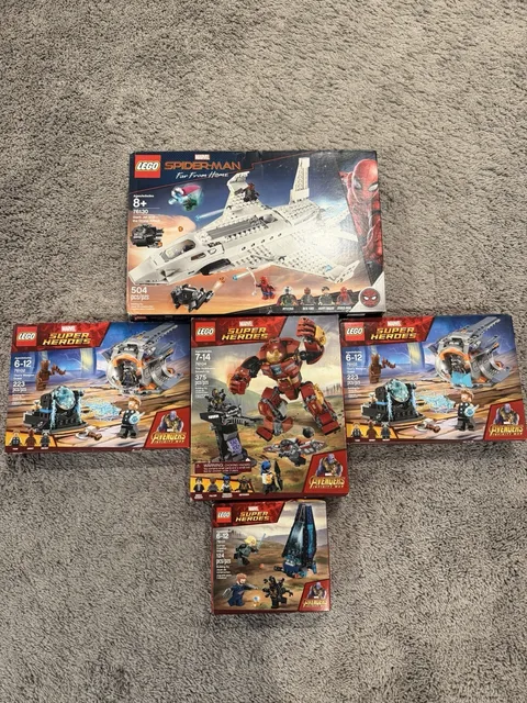 LEGO Super Hero Marvels Lot New Unopened (76130, 76104, 76102, 76101)