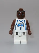 LEGO NBA Tracy McGrady # 1 Orlando Magic basketball white minifigure 3433