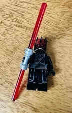 Darth Maul & Lightsaber Star Wars Open Mouth Lego Minifigure 75169 75224 sw0808