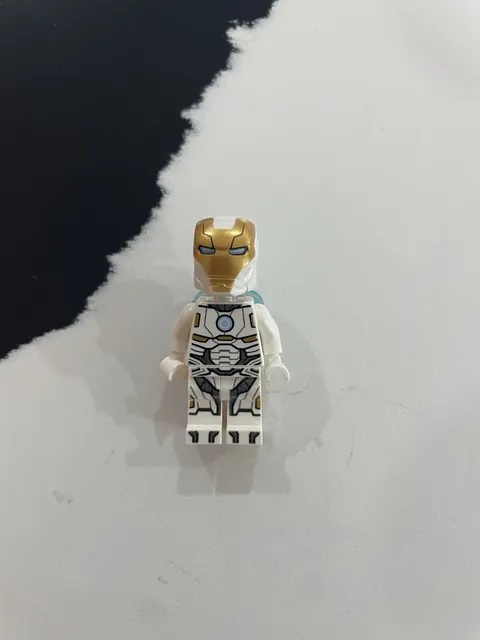 ~LEGO Marvel SPACE IRON MAN (White Suit) Minifigure SH0229 76049 Avengers Real~
